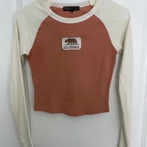 Women’s long sleeve graphic t-shirt